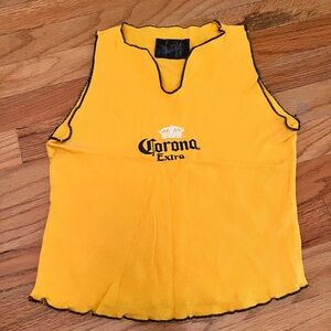 Corona Vibrant Yellow Sleeveless Tank Top